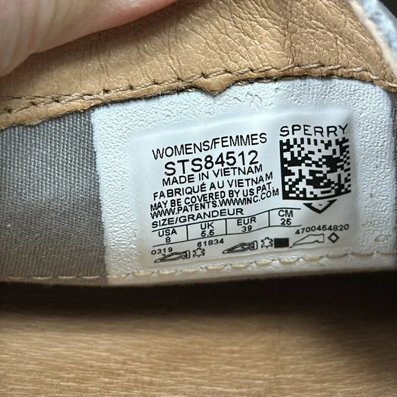 *LIKE NEW* SPERRY Seaport Croc Gray Nubuck Leather Penny Loafer - Picture 16 of 16